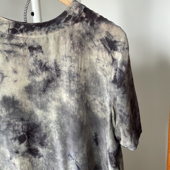 Naturally Dyed 100% Silk Blouse - Picture 3 of 4
